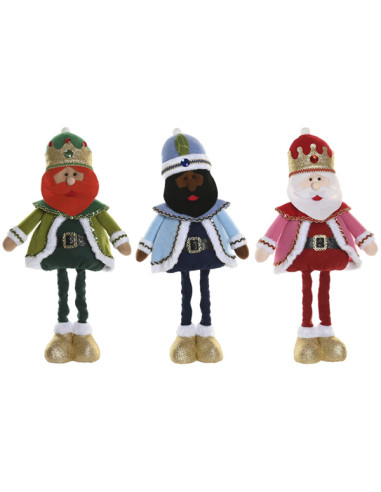 SET 3 MUÑECOS REYES MAGOS 30X15X66