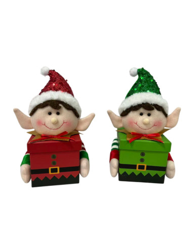 CAJA NAVIDAD ELFO SURT 16X10X22