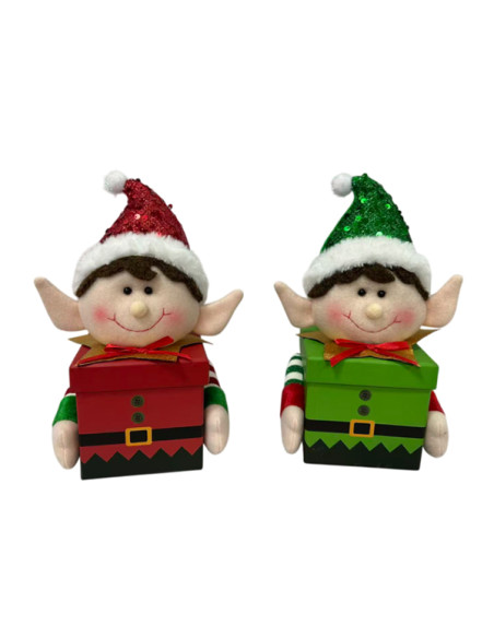 CAJA NAVIDAD ELFO SURT 16X10X22