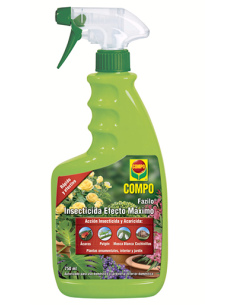 INSECTICIDA EFECTO MAXIMO PISTOLA 750 ML