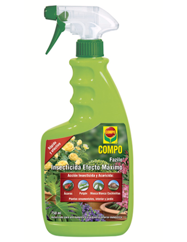 INSECTICIDA EFECTO MAXIMO PISTOLA 750 ML
