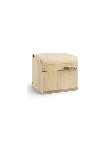 SALERO COCINA MADERA HAYA QUADRO 11X11X10CM