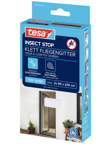 MOSQUITERA PUERTAS BLANCA 2X0,65X2,2