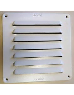 REJILLA STRONG 1,5 MM CON MOSQUITERA BLANCO 15X15 CM