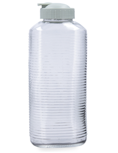 BOTELLA VIDRIO VELVET TRANSPARENTE 1,8 L