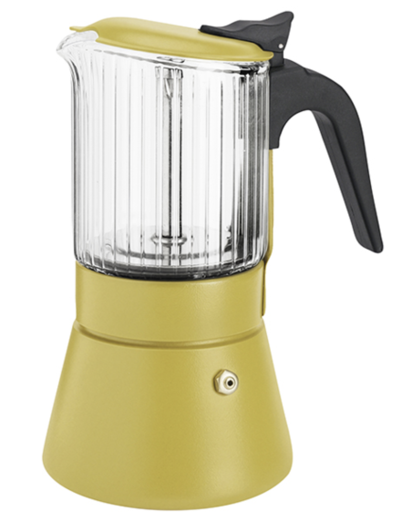 CAFETERA INOX CLAIR MUSTARD 6 TZ