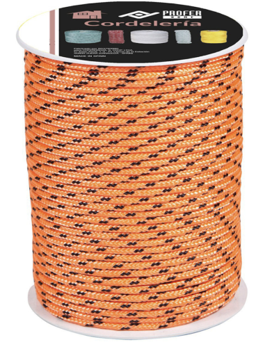 CORDON FANTASIA PES 4MM NARANJA 60 M