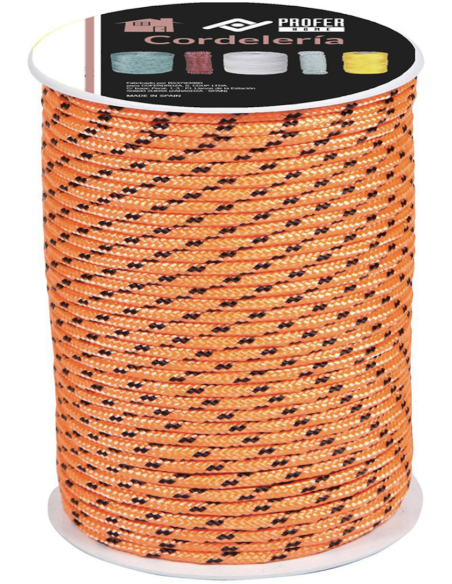 CORDON FANTASIA PES 4MM NARANJA 60 M