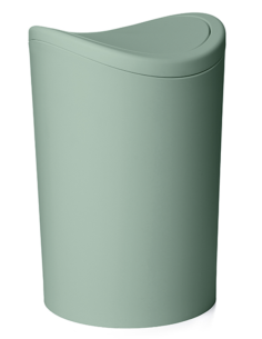 CUBO BAÑO BASCULANTE VERDE GRANITO 6 L