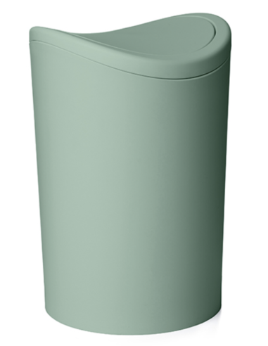 CUBO BAÑO BASCULANTE VERDE GRANITO 6 L