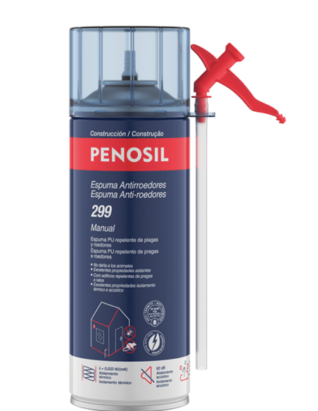 ESPUMA POLIURET ANTIROEDORES 299 365 ML