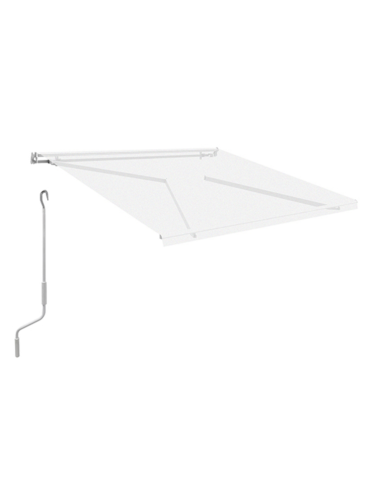 ESTRUCTURA TOLDO BALCON BLANCA 3X2,5 M