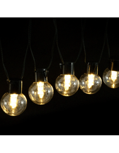 GUIRNALDA LUCES SOLARES COLUMNA BURBUJA G50