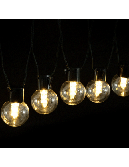 GUIRNALDA LUCES SOLARES COLUMNA BURBUJA G50
