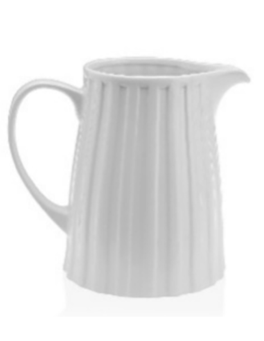 JARRA LECHE PORCELANA BLANCA 790 ML