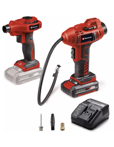 Kit compresor y bomba aire Einhell 18V 2Ah