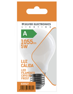 LAMPARA LED ESTANDAR CRYSTAL E27 LC 3000K 1055LM 5 W