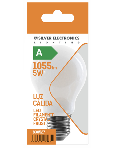 LAMPARA LED ESTANDAR CRYSTAL E27 LC 3000K 1055LM 5 W