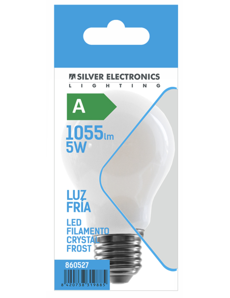 LAMPARA LED ESTANDAR CRYSTAL E27 LF 6000K 1055LM 5 W