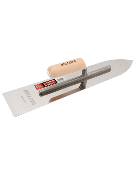 LLANA ACERO INOX M/MADERA 450X100 MM