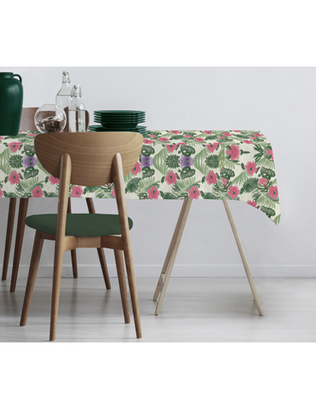 MANTEL HULE PVC TAHITI RECTANGULAR 100X140 CM