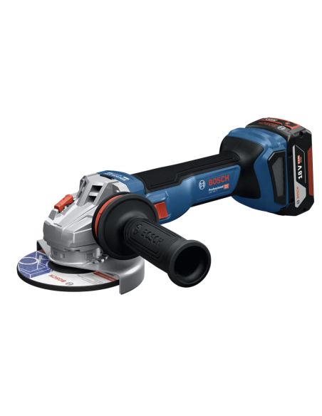 Amoladora Bosch GWS 18V-11 115 mm 2 baterías 5Ah