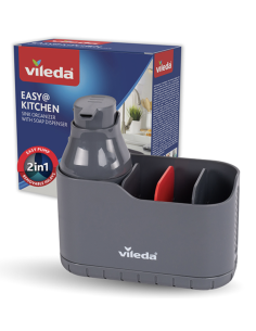 ORGANIZADOR FREGADERO C/DISPENSADOR JABON