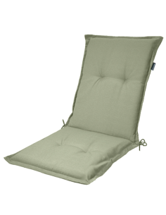 PACK-4 COJINES SILLA RESPALDO ALTO VERDE 105X50 CM