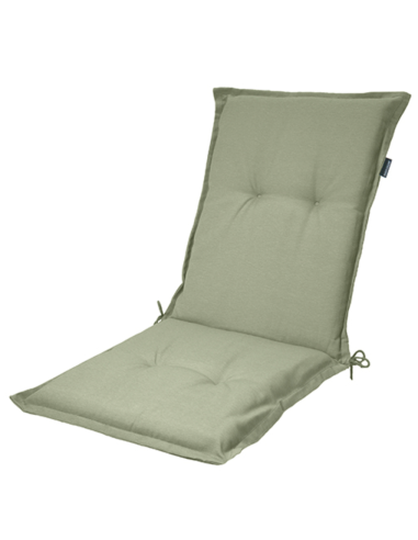 PACK-4 COJINES SILLA RESPALDO ALTO VERDE 105X50 CM