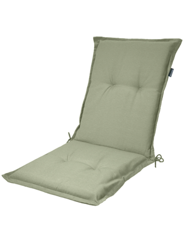 PACK-4 COJINES SILLA RESPALDO ALTO VERDE 105X50 CM