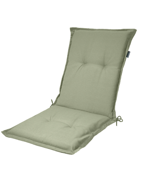 PACK-4 COJINES SILLA RESPALDO ALTO VERDE 105X50 CM