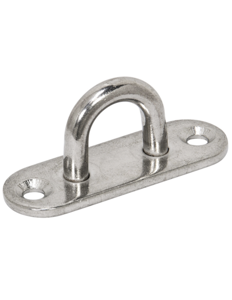 PLACA OVAL C/ANILLA INOX A316 6 MM