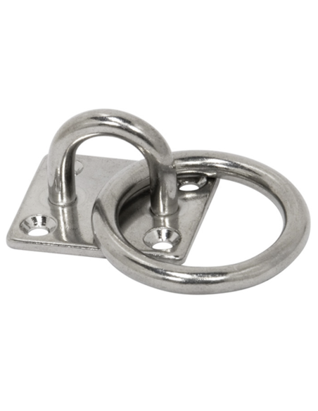 PLACA CUAD. C/A SOLD INOX A316 6 MM