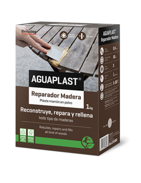 PLASTE POLVO P/MADERA GRAN ESPESOR 1 KG