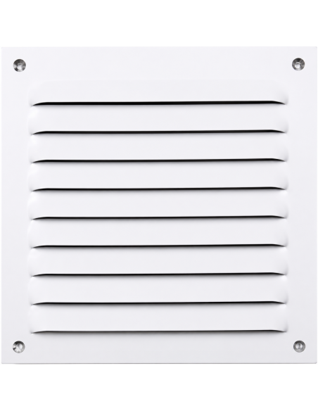 REJILLA 0,6 MM LACADO BLANCO 15X15 CM