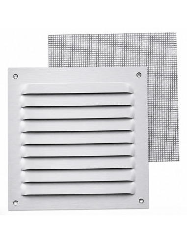 REJILLA 0,8 MM CON MOSQ PLATA CON GANCHO 10X20 CM