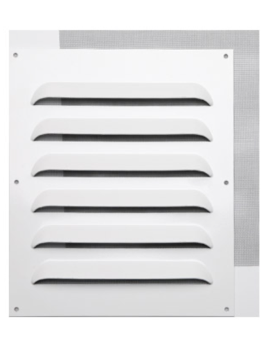 REJILLA AIRFLOW BLANCA CON MOSQ CON GANCHO 30X25X1,5