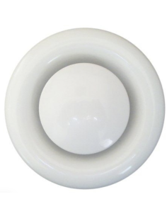 REJILLA DIFUSOR ACERO D-100 BLANCO