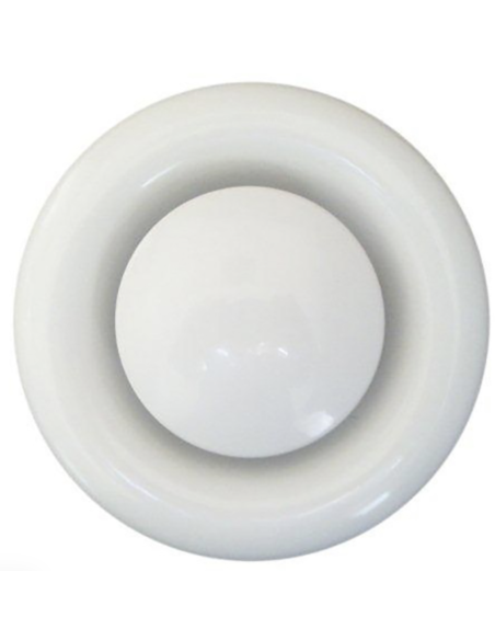 REJILLA DIFUSOR ACERO D-100 BLANCO