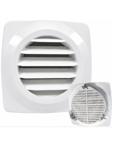 REJILLA EMP+CLIPSAR ABS BLANCO VRAC 12 CM