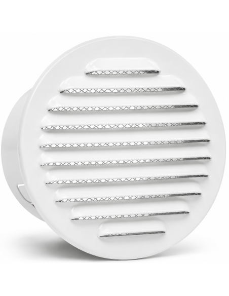 REJILLA EMPOTRAR A TUBO D-12 CM BLANCO VRAC 10 CM