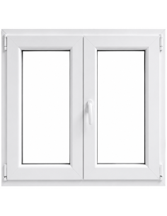 VENTANA CANDO PVC 2 HOJAS 100X100 100X100 CM