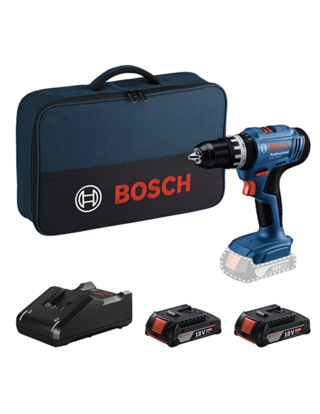 Taladro Bosch GSB 18V-25 18V 56Nm 2 baterías