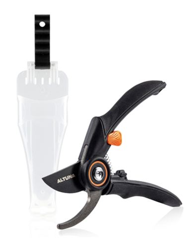 TIJERA PODAR 1 MANO+FUNDA CINTURON 21 CM