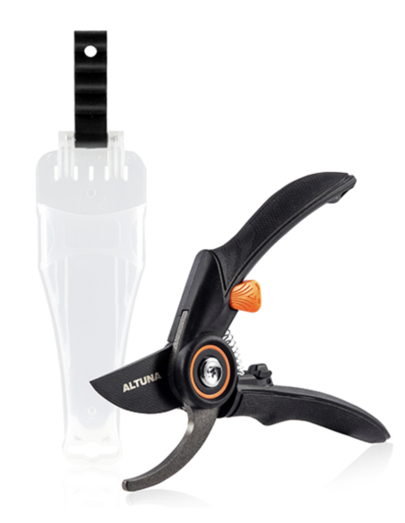 TIJERA PODAR 1 MANO+FUNDA CINTURON 21 CM