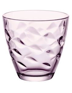 VASO AGUA ROSA FLORA PACK 6 26 CL