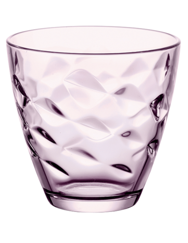 VASO AGUA ROSA FLORA PACK 6 26 CL