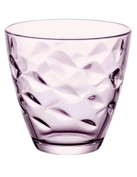 VASO AGUA ROSA FLORA PACK 6 26 CL