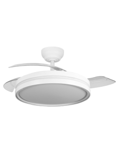 Ventilador DC Capitán 60W LED 6980 lm Blanco