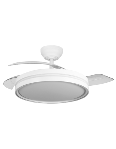 Ventilador DC Capitán 60W LED 6980 lm Blanco
